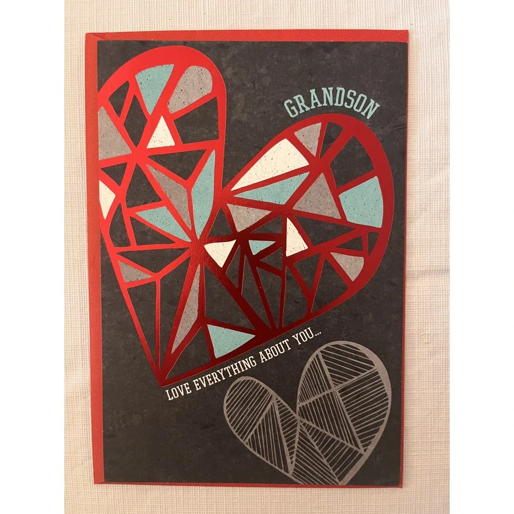 Hallmark Papyrus Valentines Day Cards Lot 7 Granddaughter Grandson Son Puzzle